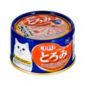 INABA Ciao Toromi Milk консервы для кошек в овсяном молоке (ТУНЕЦ МАГУРО, КУРИНОЕ ФИЛЕ, ГРЕБЕШОК), 80 г