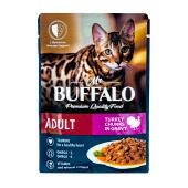 MR. BUFFALO ADULT SENSITIVE пауч для взрослых кошек (ИНДЕЙКА, СОУС), 85 г