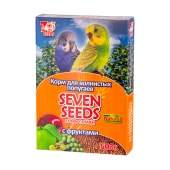 SEVEN SEEDS корм для волнистых попугаев с фруктами, 500 г