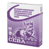 СЕВАВИТ для кастр. котов и стерил. кошек, 60 табл