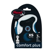 Рулетка COMFORT PLUS XS (3 м, 12 кг) ремень, синий, FLEXI