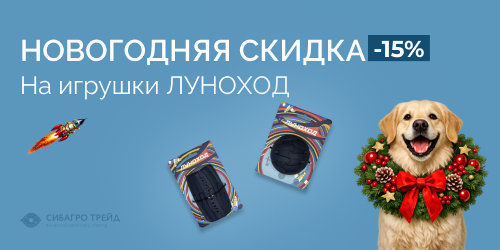 Новогодняя скидка 15% на игрушки Луноход