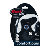 Рулетка COMFORT PLUS S (5 м, 15 кг) ремень, антрацит, FLEXI