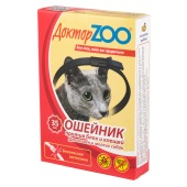 ДОКТОРZOO ошейник для кошек и мелких собак, 35 см