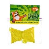 ВЕЛИКИЙ КОТ игрушка-мини бантик с кошачьей мятой