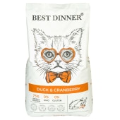 BEST DINNER Sensible для кошек (УТКА, КЛЮКВА), 10 кг