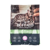 MR. BUFFALO STERILIZED для стерилизованных кошек и кастрированных котов, (ИНДЕЙКА), 1,8 кг