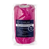 Бандаж самофиксирующийся STARLAB 10 см * 4,5 м с горькой пропиткой, розовый