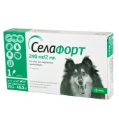 СЕЛАФОРТ капли для собак 20,1 - 40 кг, 1 пипетка