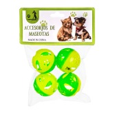 Шарики набор игрушек для кошек ( d=3.5см),  4 шт, NUNBELL