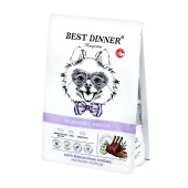 BEST DINNER MONOPROTEIN для собак мелких пород (ЯГНЕНОК, КИНОА), 0,4 кг