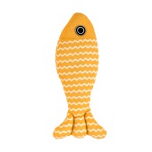 Игрушка мягкая WOGY Рыбка (18 * 8 * 4 см) для животных, с кошачьей мятой, микс