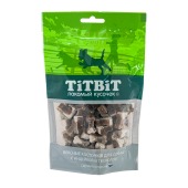 TITBIT лакомство косточки мясные с индейкой и творогом для собак, 145 г