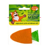 ВЕЛИКИЙ КОТ игрушка-мини морковка с кошачьей мятой