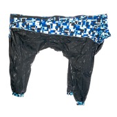 КОМБИНЕЗОН демисезонный без подкладки, СУКА, размер 45-0, чёрный / принт, OSSO