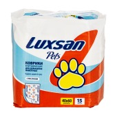Пелёнки LUXSAN с рисунком 40 * 60 см, 15 шт