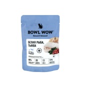 BOWL WOW пауч для котят (БЕЛАЯ РЫБА, ТЫКВА), 85 г