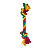Грейфер канатный 2 узла Dental Knot малый (жёлтый-зелёгый-красный), DOGLIKE