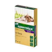 Адвантейдж 80 капли для кошек от 4 кг, 1 пипетка