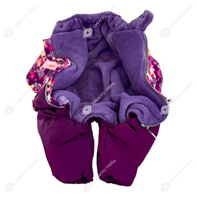 КОМБИНЕЗОН МОРОЗКО зимний на меху, СУКА, размер 25, звёзды/принт, OSSO