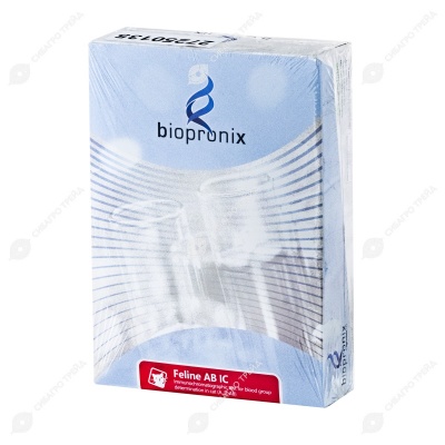 Тест на определения группы крови кошек (Biopronix Feline AB IC (A, B, AB)) Agrolabo S.p.A. Италия (5 штук)