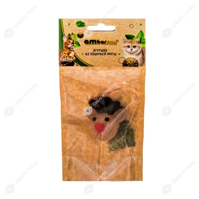 Игрушка Олень AMBAR ALTAI с кошачьей мятой