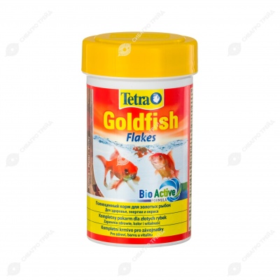 TETRA GOLDFISH FLAKES корм для золотых рыбок в виде хлопьев, 100 г