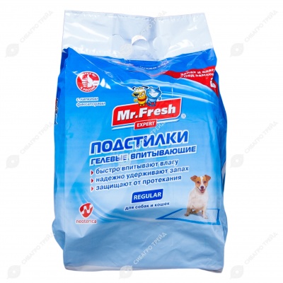 Подстилки Mr. Fresh Expert REGULAR 40 * 60 см, 30 шт