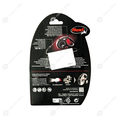 Рулетка CLASSIC S (5 м, 12 кг) трос, синий, FLEXI