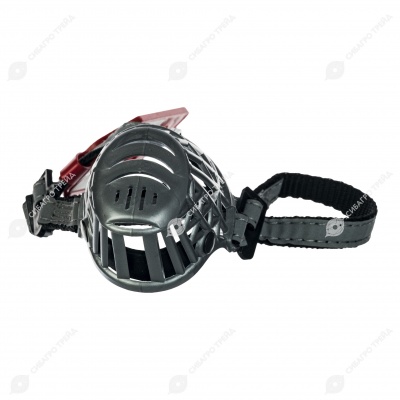 Намордник пластиковый SILVER REFLEX со светоотражающим ремешком №1 (шпиц)