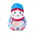 Игрушка Новогодний зайка для животных Игрушка Новогодний зайка для животных