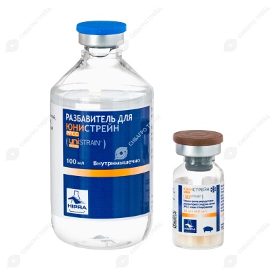 Вакцина Юнистрейн PRRS IM живая (с разбавителем), 50 доз
