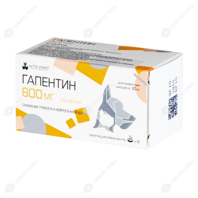 Гапентин 800 мг, 10 табл