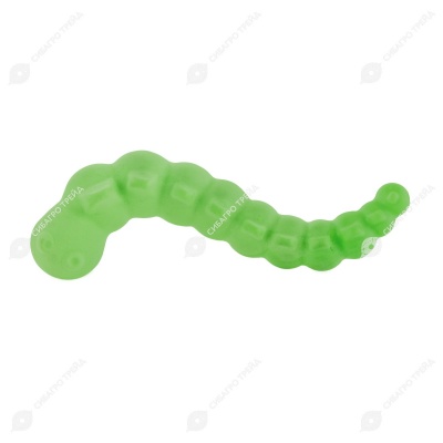 Игрушка-пищалка WOGY Гусеница (18,5 * 3 см) для собак с отверстиями для корма, микс
