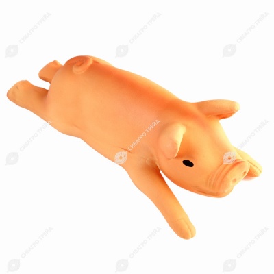 Игрушка ЛАТЕКС ZOO Кабан большой, 24,5 см