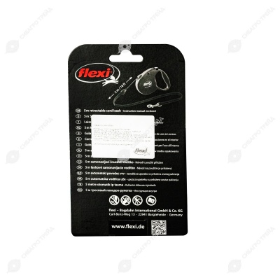 Рулетка SAFARI S (5 м, 12 кг) трос, зеленый тигр, FLEXI