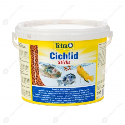 TETRA CICHLID STICKS корм для цихлид в виде палочек, 10 л