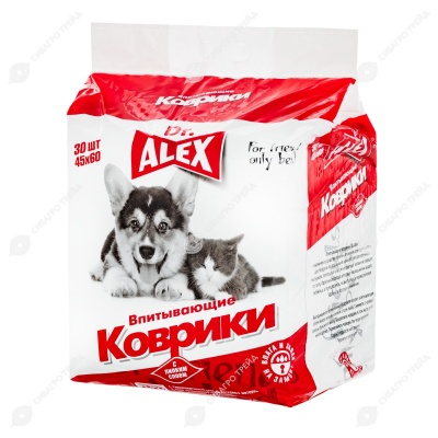 Пеленки-коврики для животных (45 * 60 см), 30 шт, DR.ALEX